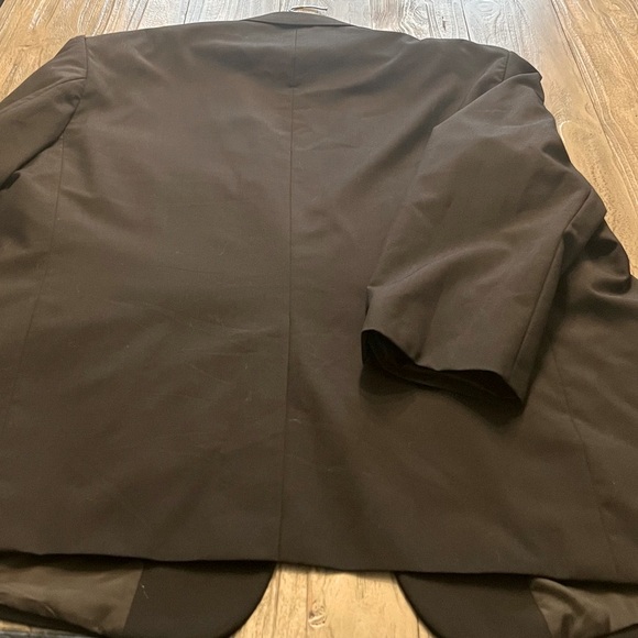 Comfort Zone Black Sport Coat with Notched Lapels, Some Worn Marks. Big & Tall. - Picture 9 of 11